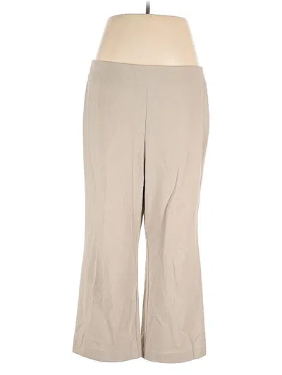 Pre-owned Roz & Ali Dress Pants In Brown