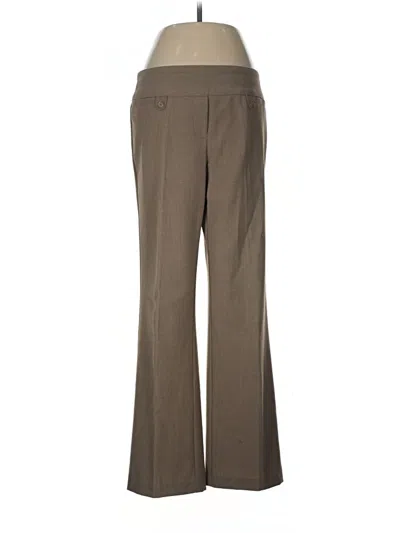Pre-owned Roz & Ali Dress Pants In Brown