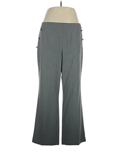 Pre-owned Roz & Ali Dress Pants In Gray