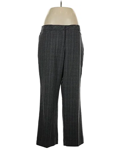 Pre-owned Roz & Ali Dress Pants In Gray