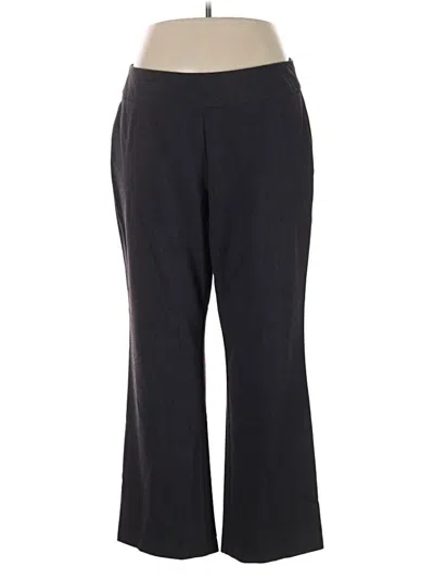Pre-owned Roz & Ali Dress Pants In Gray