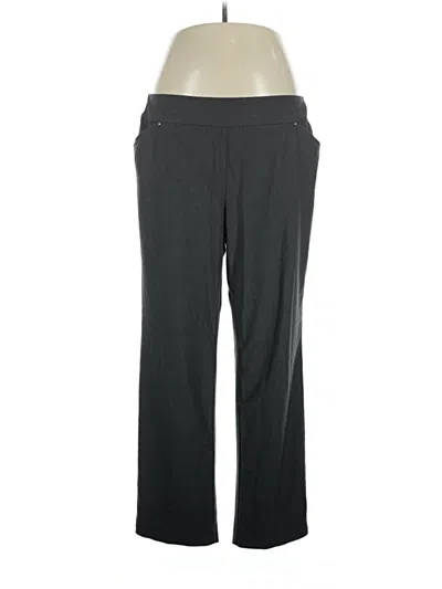 Pre-owned Roz & Ali Dress Pants In Gray