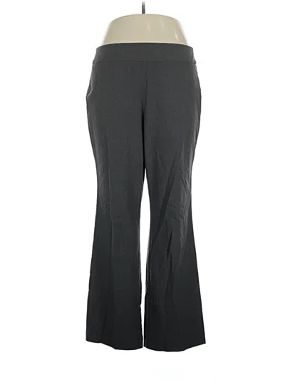 Pre-owned Roz & Ali Dress Pants In Gray