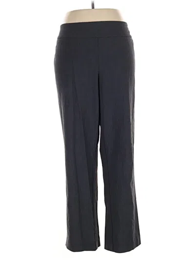 Pre-owned Roz & Ali Dress Pants In Gray