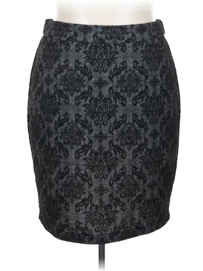 Pre-owned Roz & Ali Formal Skirt In Black