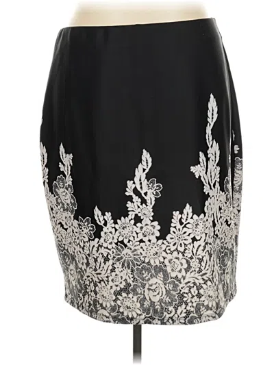 Pre-owned Roz & Ali Formal Skirt In Black