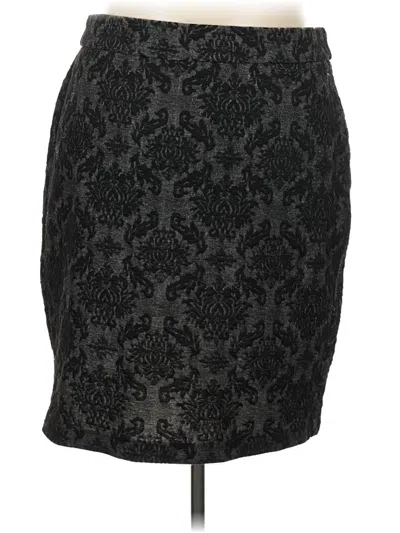 Pre-owned Roz & Ali Formal Skirt In Black
