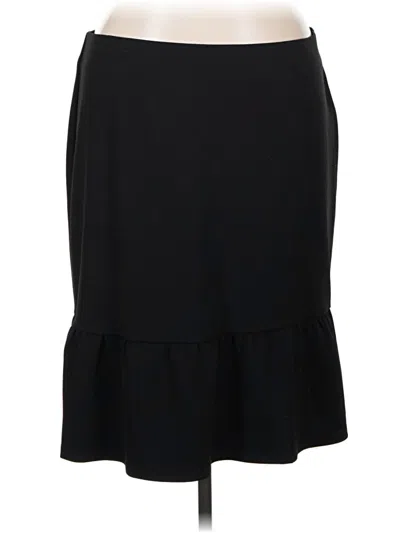 Pre-owned Roz & Ali Formal Skirt In Black