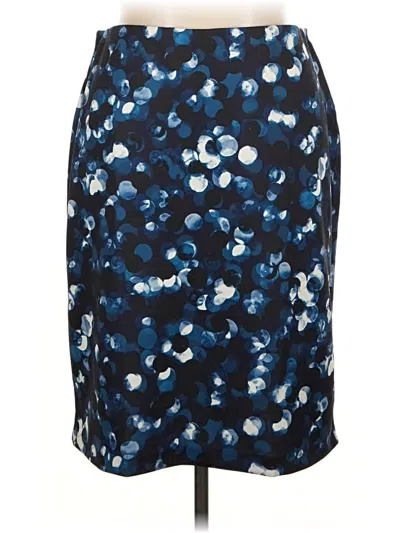 Pre-owned Roz & Ali Formal Skirt In Blue