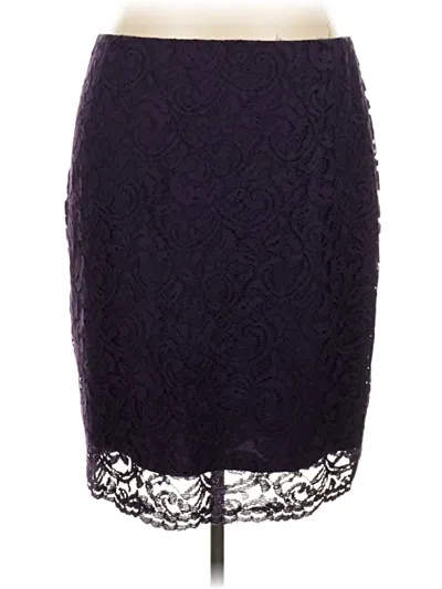 Pre-owned Roz & Ali Formal Skirt In Purple