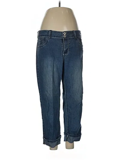 Pre-owned Roz & Ali Jeans In Blue