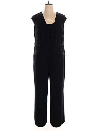 Pre-owned Roz & Ali Jumpsuit In Black