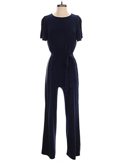 Pre-owned Roz & Ali Jumpsuit In Blue