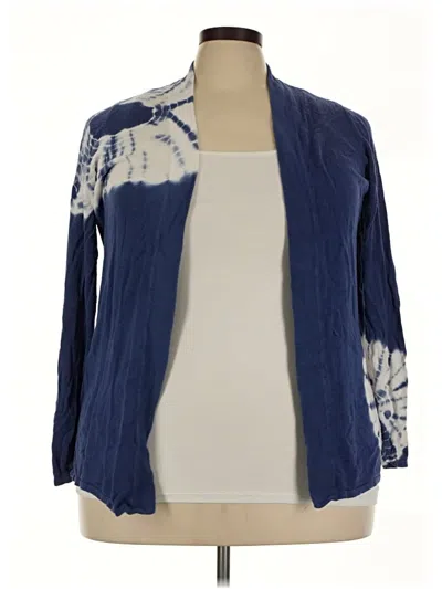 Pre-owned Roz & Ali Kimono In Blue