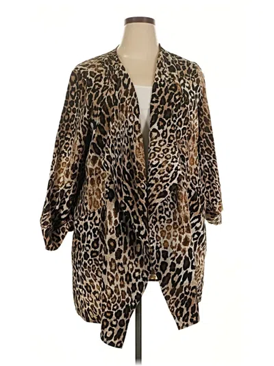 Pre-owned Roz & Ali Kimono In Brown