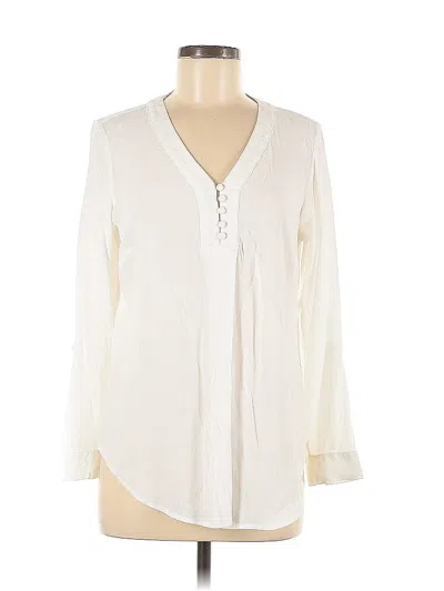 Pre-owned Roz & Ali Long Sleeve Blouse