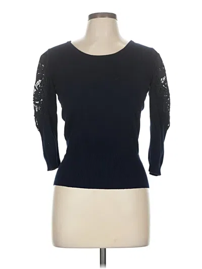 Pre-owned Roz & Ali Pullover Sweater In Black