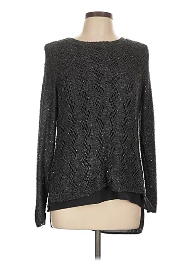 Pre-owned Roz & Ali Pullover Sweater In Black