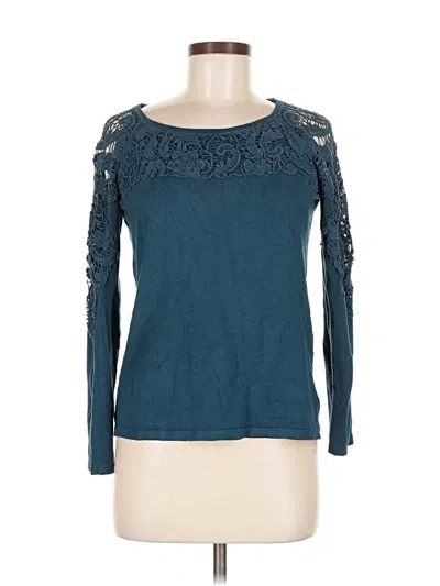 Pre-owned Roz & Ali Pullover Sweater In Blue
