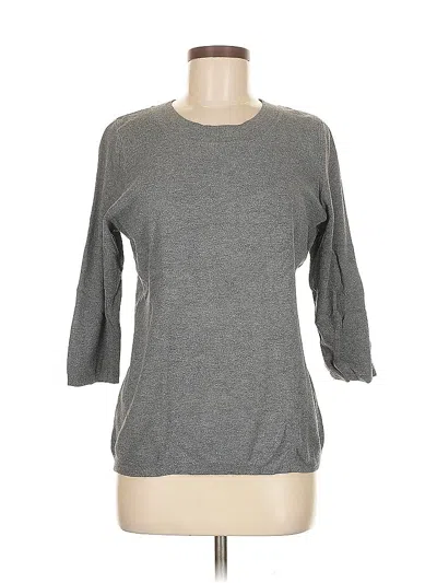 Pre-owned Roz & Ali Pullover Sweater In Gray