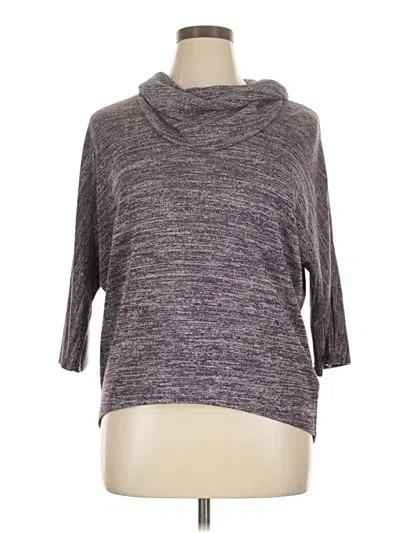 Pre-owned Roz & Ali Pullover Sweater In Gray