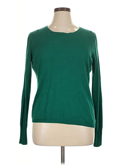 Pre-owned Roz & Ali Pullover Sweater In Green