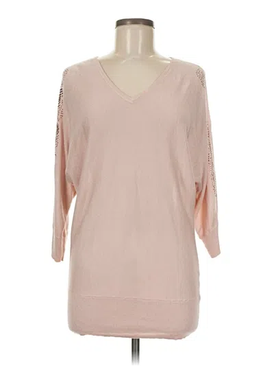 Pre-owned Roz & Ali Pullover Sweater In Pink