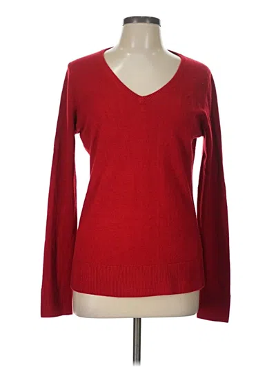 Pre-owned Roz & Ali Pullover Sweater In Red