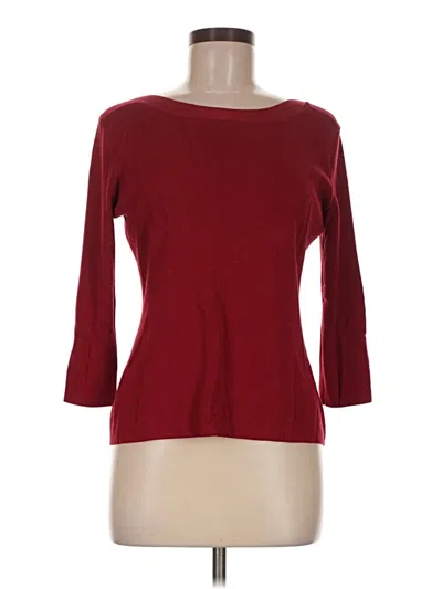 Pre-owned Roz & Ali Pullover Sweater In Red