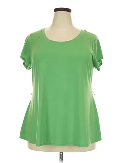 Pre-owned Roz & Ali Short Sleeve T-shirt In Green