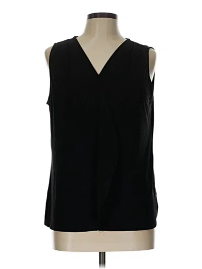 Pre-owned Roz & Ali Sleeveless Blouse In Black