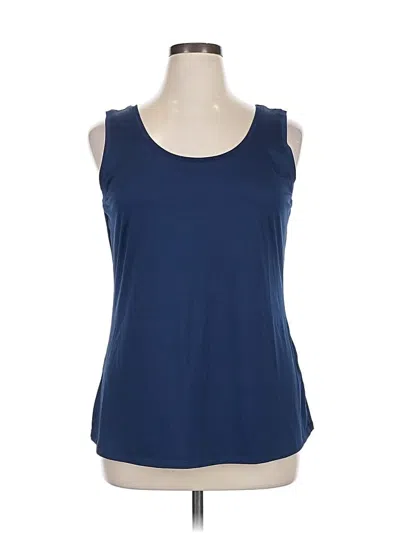 Pre-owned Roz & Ali Sleeveless T-shirt In Blue