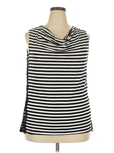 Pre-owned Roz & Ali Sleeveless T-shirt In Black