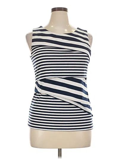Pre-owned Roz & Ali Sleeveless T-shirt In Blue