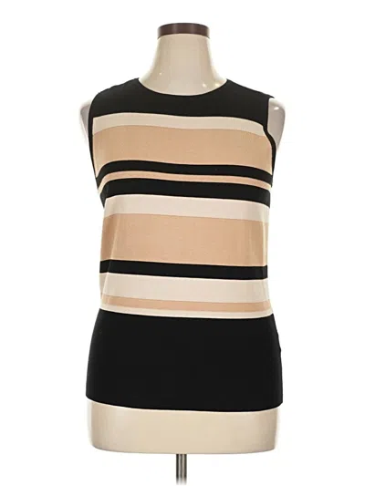 Pre-owned Roz & Ali Sweater Vest In Brown