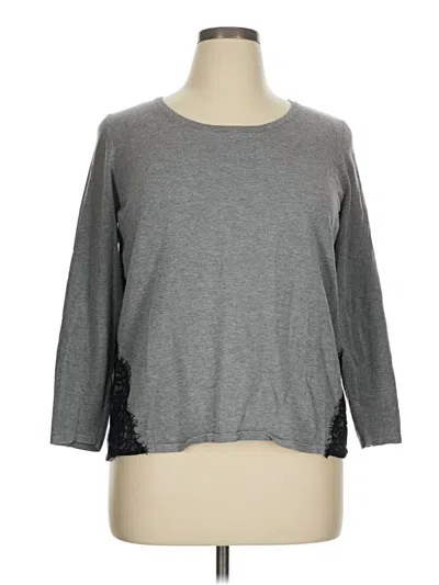 Pre-owned Roz & Ali Sweatshirt In Gray
