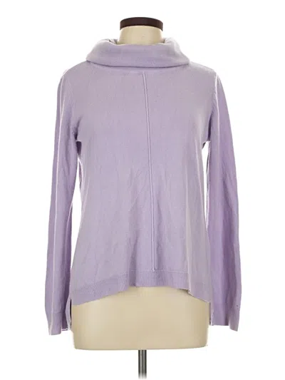 Pre-owned Roz & Ali Turtleneck Sweater In Purple