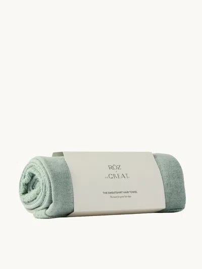 Roz The Sweatshirt Hair Towel In Transparent