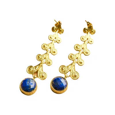Roz Women's Blue Jamila Earrings
