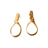 Roz Women's Gold Alif Earrings In Gold