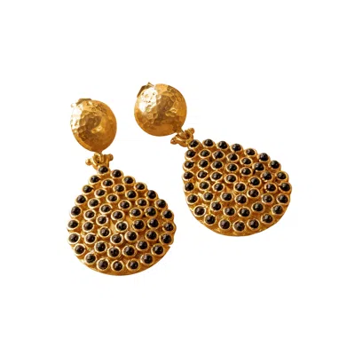 Roz Women's Gold / Black Zerlin Earrings