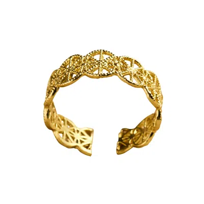 Roz Women's Gold Mahika Ring