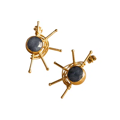 Roz Women's Gold Safir Earrings