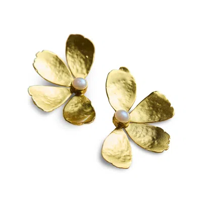 Roz Women's White Mira Earrings