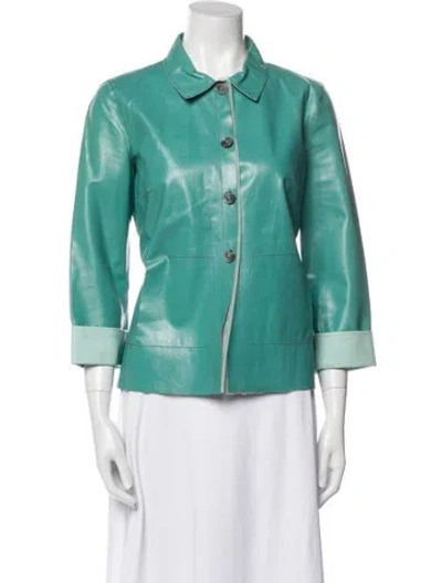 Pre-owned Rozae Nichols Jacket In Green