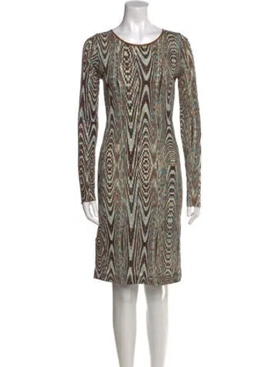 Pre-owned Rozae Nichols Silk Knee-length Dress In Multi