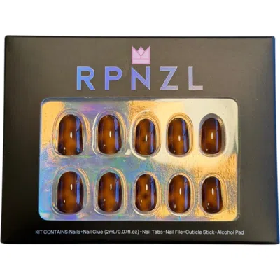 Rpnzl Press On Nail Kit In Brown