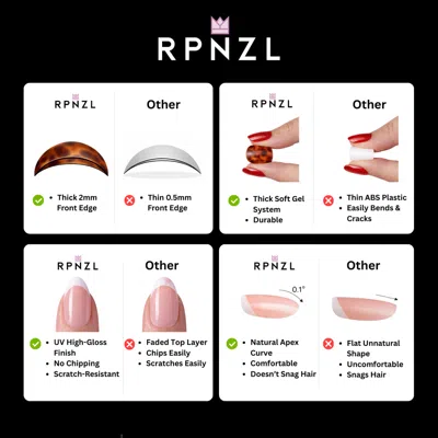 Rpnzl Press On Nail Kit In Pink