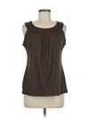 R.q.t Sleeveless Blouse In Brown