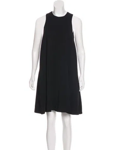 Pre-owned R/r Studio Sleeveless Knee-length Dress In Black